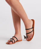 Spread The Fun Butterfly Thong Sandals