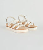 Casual Summer Stroll Strappy Platform Sandals
