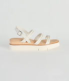 Casual Summer Stroll Strappy Platform Sandals