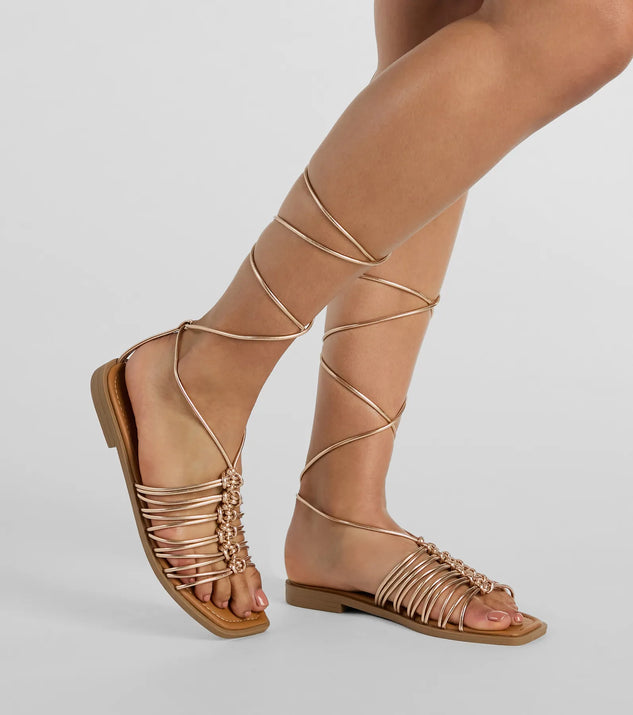 
Upgrade your style game for 2025 with the Cute Trek Strappy Lace-Up Flat Sandals, perfect for any fashion-forward wardrobe.