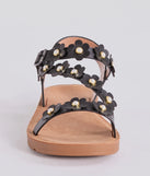 
Upgrade your style game for 2025 with the Floral Cutie Strappy Faux Leather Sandals in black, perfect for any fashion-forward wardrobe.