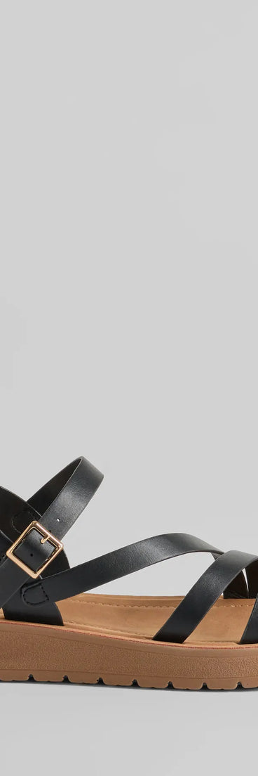 
Upgrade your style game for 2025 with the Wrap Around The Block Strappy Platform Sandals in black, perfect for any fashion-forward wardrobe.