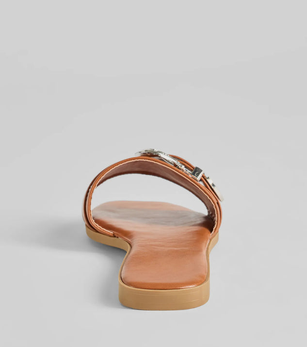靴 MEDI WESTERN BUCKLE SANDALS MEDI WESTERN BUCKLE SANDALS