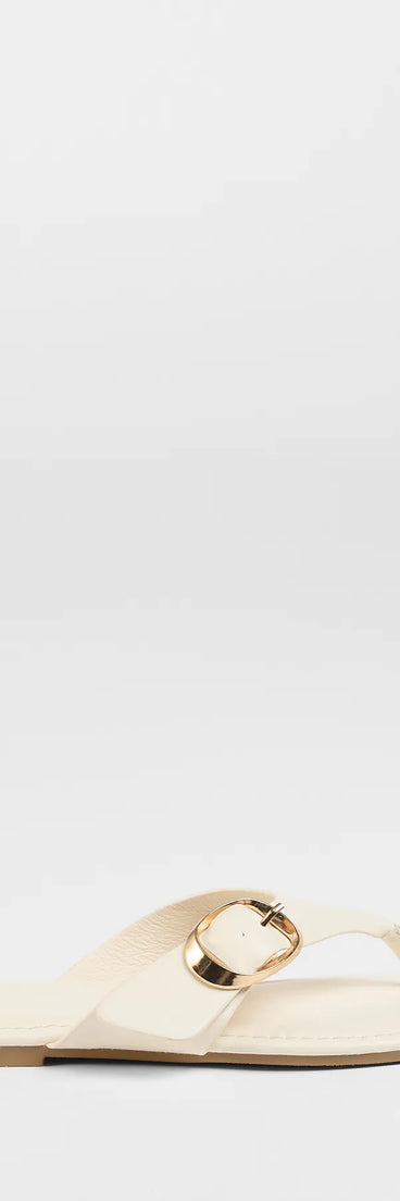 Get inspired with the Statement Gleam Buckle Thong Sandals, a feed-worthy ivory piece that’s part of Windsor's updated and curated women’s clothing edit packed with must-have fall outfit ideas.