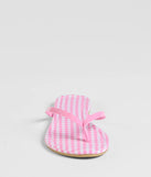 Stay on-trend this season with the Cutie Vibe Gingham Print Thong Strap Sandals in pink, a must-have for creating stylish and effortless spring outfits for women.