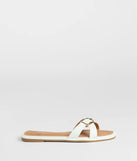 Down For Anything Buckle Criss-Cross Sandals