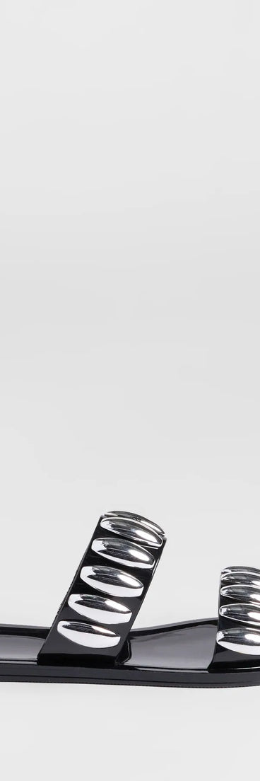 Get inspired with the Such A Stud Strappy Jelly Sandals, a feed-worthy black piece that’s part of Windsor's updated and curated women’s clothing edit packed with must-have fall outfit ideas.