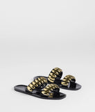 Such A Stud Strappy Jelly Sandals