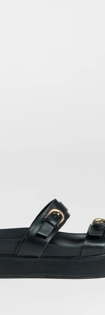 Get inspired with the On A New Level Buckle Strappy Platform Sandals, a feed-worthy black piece that’s part of Windsor's updated and curated women’s clothing edit packed with must-have fall outfit ideas.