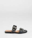 Get It Girl Buckle Strappy Sandals