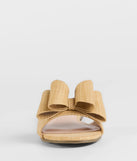 Charming Moves Woven Bow Sandals