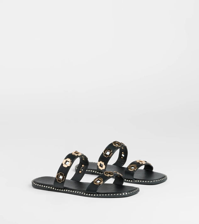 Stay on-trend this season with the Impressive Style Strappy Sandals in black, a must-have for creating stylish and effortless spring outfits for women.