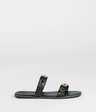 Stay on-trend this season with the Impressive Style Strappy Sandals in black, a must-have for creating stylish and effortless spring outfits for women.