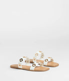 Stay on-trend this season with the Impressive Style Strappy Sandals in white, a must-have for creating stylish and effortless spring outfits for women.