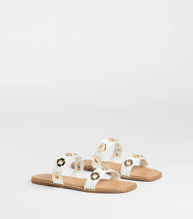 Stay on-trend this season with the Impressive Style Strappy Sandals in white, a must-have for creating stylish and effortless spring outfits for women.