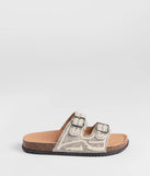 Stay on-trend this season with the Pretty Glam Rhinestone Pearl Buckle Slide Sandals in white, a must-have for creating stylish and effortless spring outfits for women.