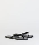 So Cute Bow Thong Sandals