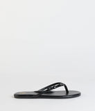 So Cute Bow Thong Sandals