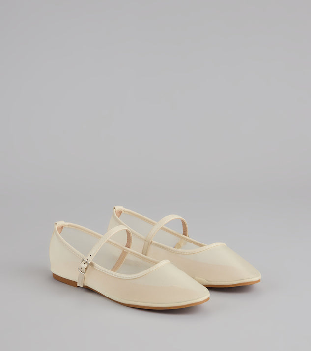 Soft Steps Sheer Mesh Ballet Flats