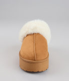 Cozy Girl Platform Faux Fur Slippers