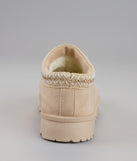 Cozy Status Faux Suede Platform Slippers