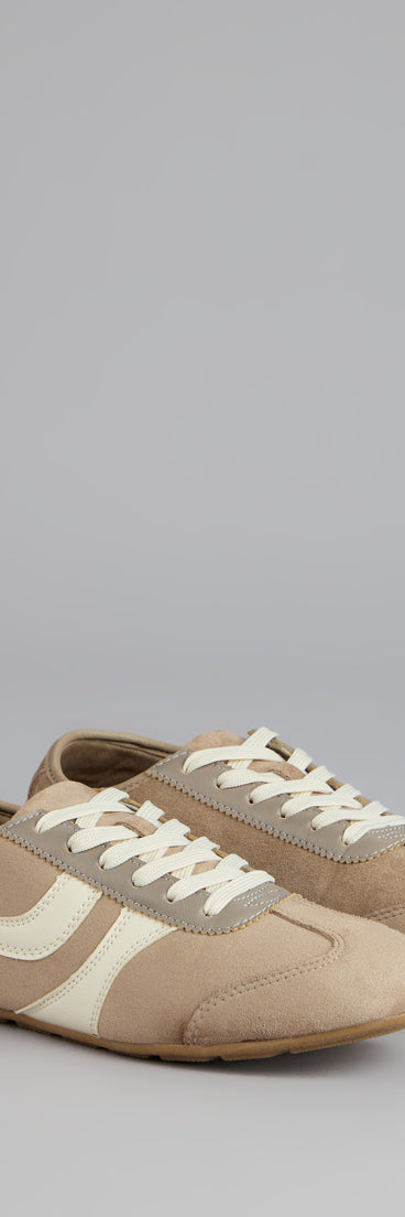 Street Stride Micro Suede Sneakers