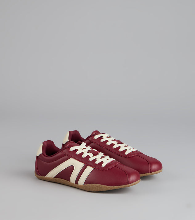 Game Time Striped Sneakers