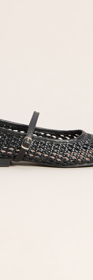 Polished Steps Woven Flats
