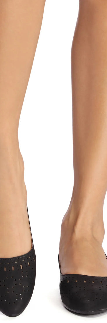 Cut To Perfection Pointed Toe Flats