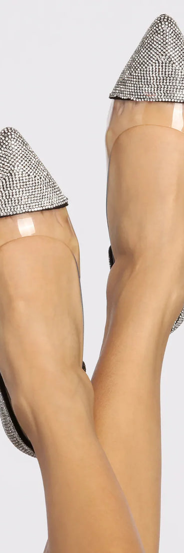 All That Shine Rhinestone Flats