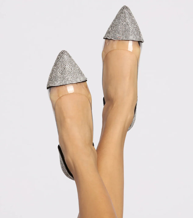 All That Shine Rhinestone Flats