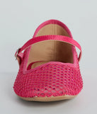 The Gleaming Rhinestone Sheer Mesh Ballet Flats are women's pink shoes for work, featuring a sleek silhouette and cushioned sole for all-day comfort, and are a trendy choice for professional or business casual outfits.
