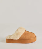 Cozy Luxe Faux Sherpa Lined Platform Shoes