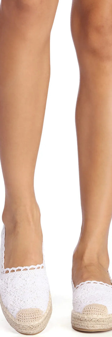 Crochet Cutie Espadrille Flats