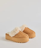 
Upgrade your style game for 2025 with the Cozy Mode Faux Fur Lined Platform Slippers in tan, perfect for any fashion-forward wardrobe.
