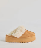 
Upgrade your style game for 2025 with the Cozy Mode Faux Fur Lined Platform Slippers in tan, perfect for any fashion-forward wardrobe.