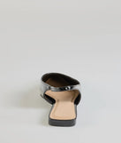 The So Stunning Faux Patent Leather Pointy Flats are women's black shoes for work, featuring a sleek silhouette and cushioned sole for all-day comfort, and are a trendy choice for professional or business casual outfits.