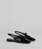 Adorable Essentials Slingback Mary Jane Flats