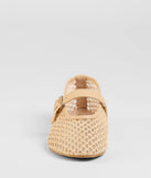 Stay on-trend this season with the Adorable Style Braided Mesh Ballet Flats in natural, a must-have for creating stylish and effortless spring outfits for women.