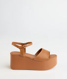 Turn heads in the Cool Girl Era Wedge Heels, tan heels showcasing a fresh trend or stylish detail made to elevate your full Windsor fit.
