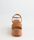 Turn heads in the Cool Girl Era Wedge Heels, tan heels showcasing a fresh trend or stylish detail made to elevate your full Windsor fit.