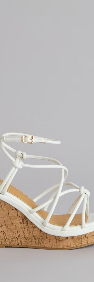 Sunny Days Strappy Platform Wedges