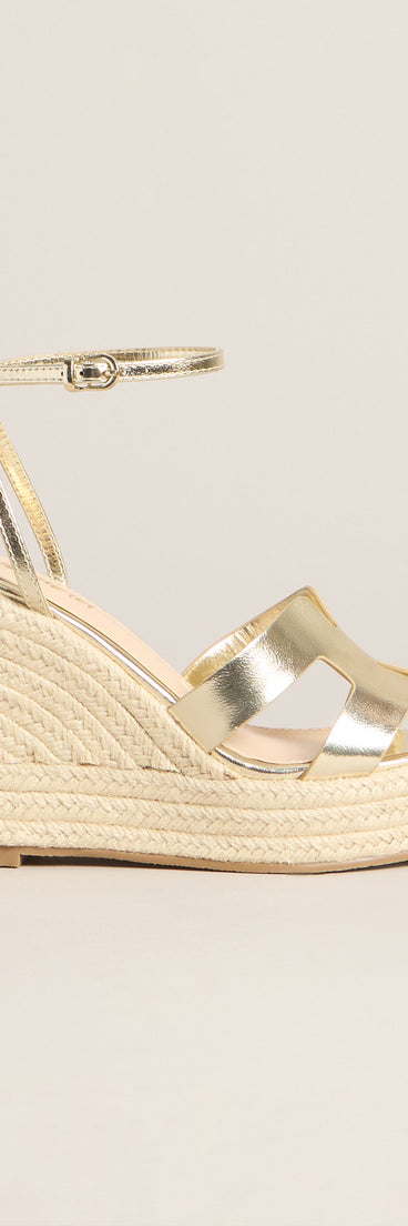 Coastal Plans Espadrille Wedges