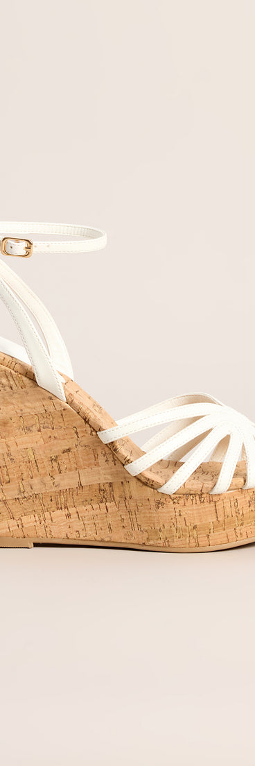Plans Confirmed Strappy Wedges