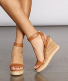 Especially Espadrille Cork Wedges