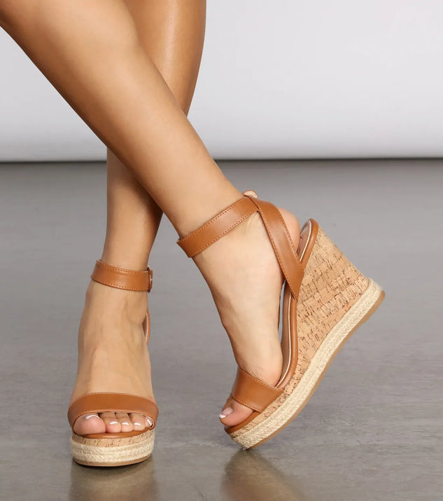 Especially Espadrille Cork Wedges
