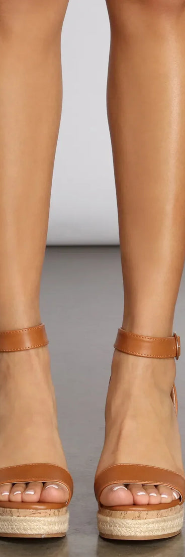 Especially Espadrille Cork Wedges