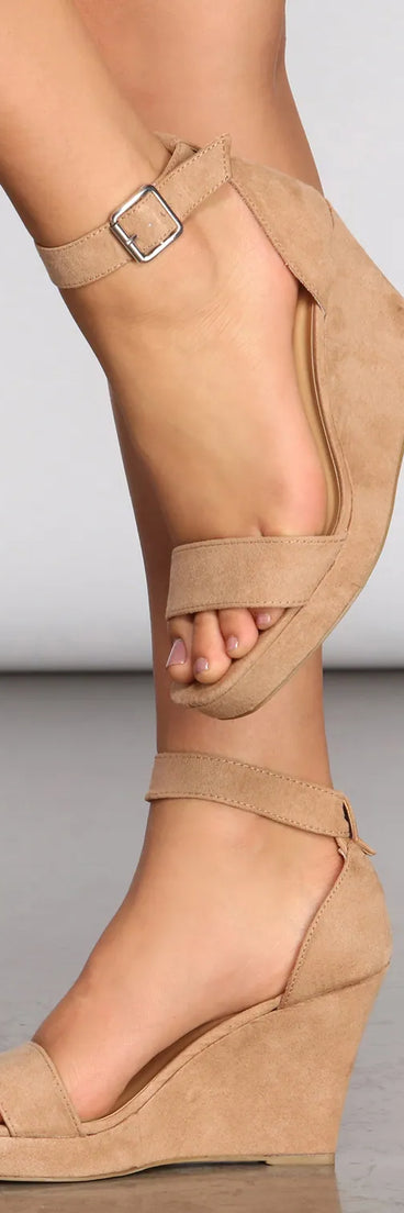 Places To Be Square Toe Wedges