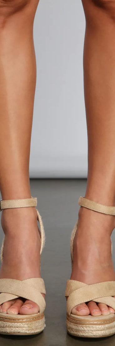 Summer Party-Ready Espadrille Wedges