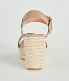 Picnic Time Platform Espadrille Wedges